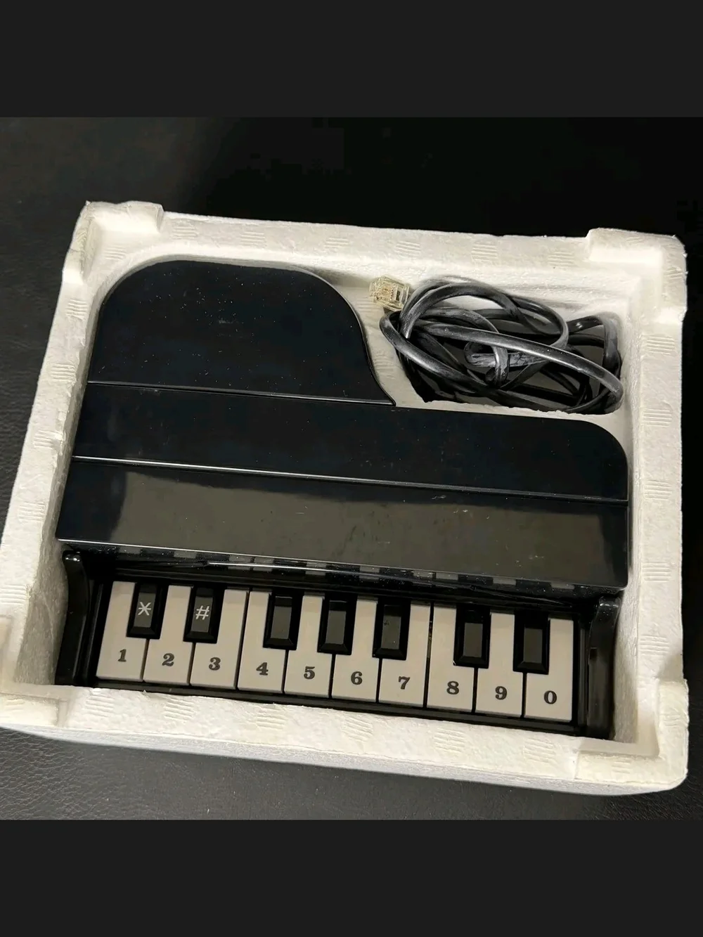 Vintage Piano Phone - Black